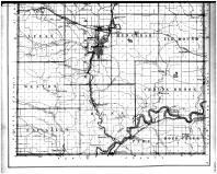 Dunn County Outline Map - Below, Dunn County 1888